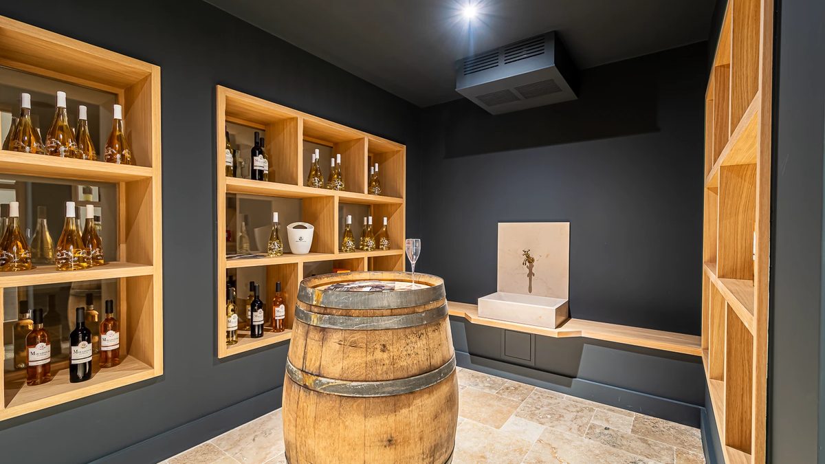 Cave de dégustation en chêne, Quinta de Faro